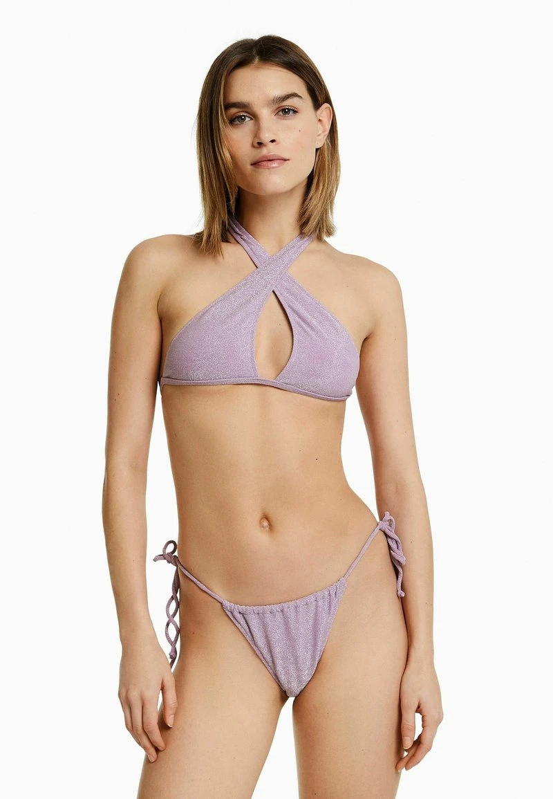 BERSHKA SHINY - Bikini-Hose - Mauve 3 BERSHKA SHINY - Bikini-Hose - Mauve