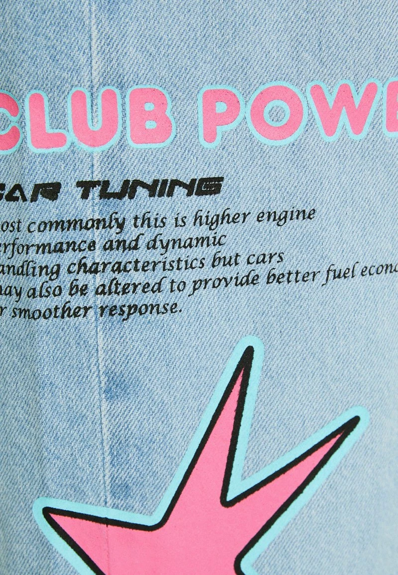 BERSHKA BAGGY PRINTED - Jeans Straight Leg - Light Blue 8 BERSHKA BAGGY PRINTED - Jeans Straight Leg - Light Blue – Bild 6