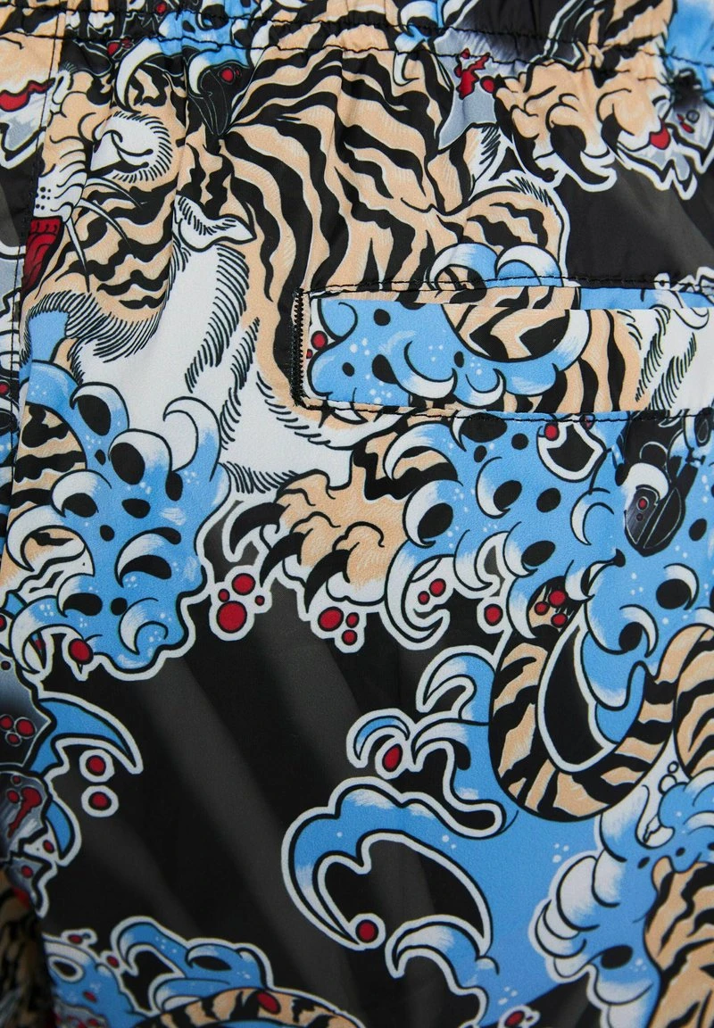 BERSHKA TIGER PRINT - - Badeshorts - Black 8 BERSHKA TIGER PRINT - - Badeshorts - Black – Bild 6