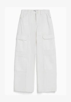 BERSHKA LOW-WAIST WITH CONTRAST THREAD - Cargohose - White 11 BERSHKA LOW-WAIST WITH CONTRAST THREAD - Cargohose - White -Bershka Verkaufsgeschäft 72637585ee3e433d826fea69d0fe043d