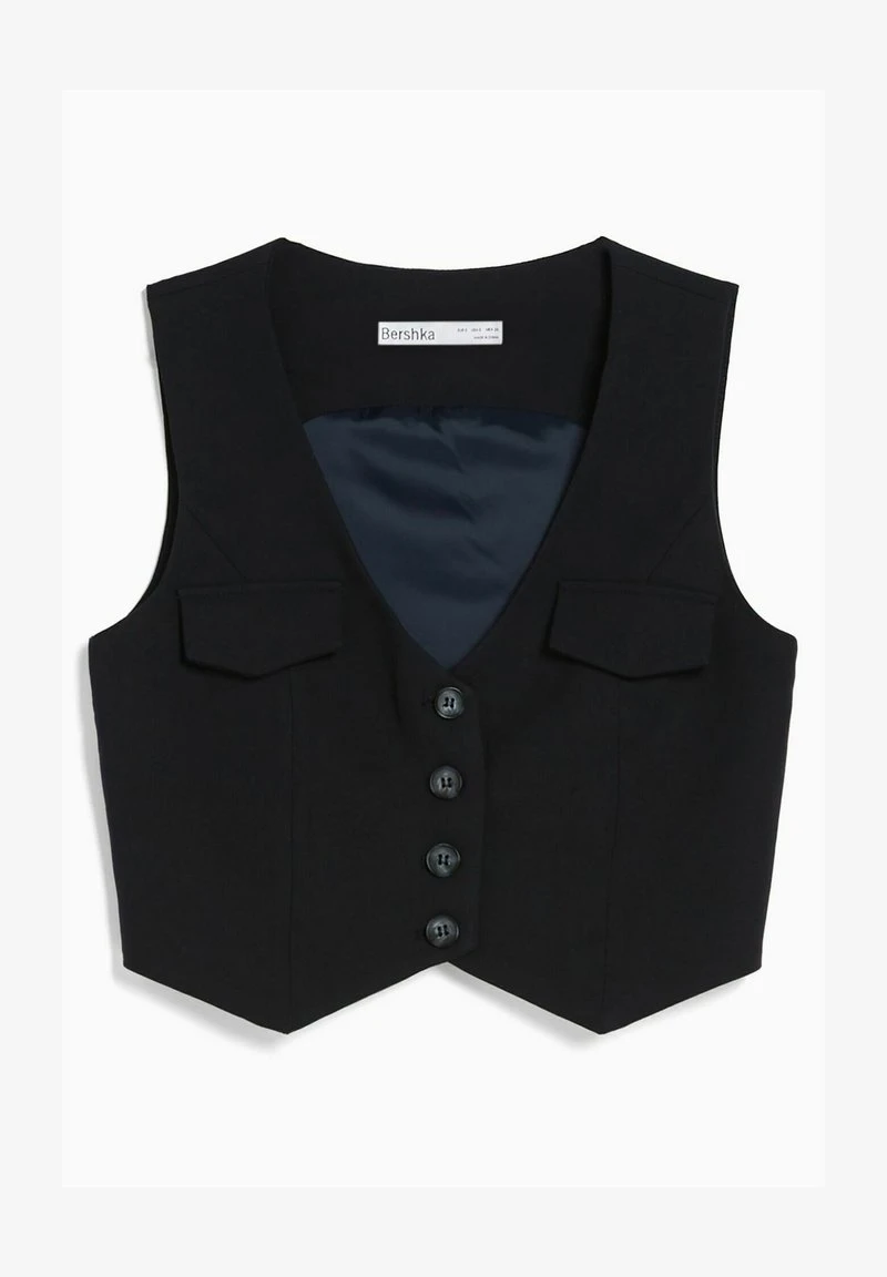 BERSHKA TAILORED BUTTONED - Weste - Blue 7 BERSHKA TAILORED BUTTONED - Weste - Blue – Bild 5