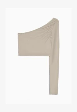 BERSHKA ASYMMETRIC - Langarmshirt - Sand 12 BERSHKA ASYMMETRIC - Langarmshirt - Sand -Bershka Verkaufsgeschäft 755a4b417110432c9ad0f9055231f71c
