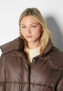 BERSHKA LONG HOODED - Wintermantel - Brown 10 BERSHKA LONG HOODED - Wintermantel - Brown -Bershka Verkaufsgeschäft 756c8aa004a14bf7a6f4136293cb7d1f