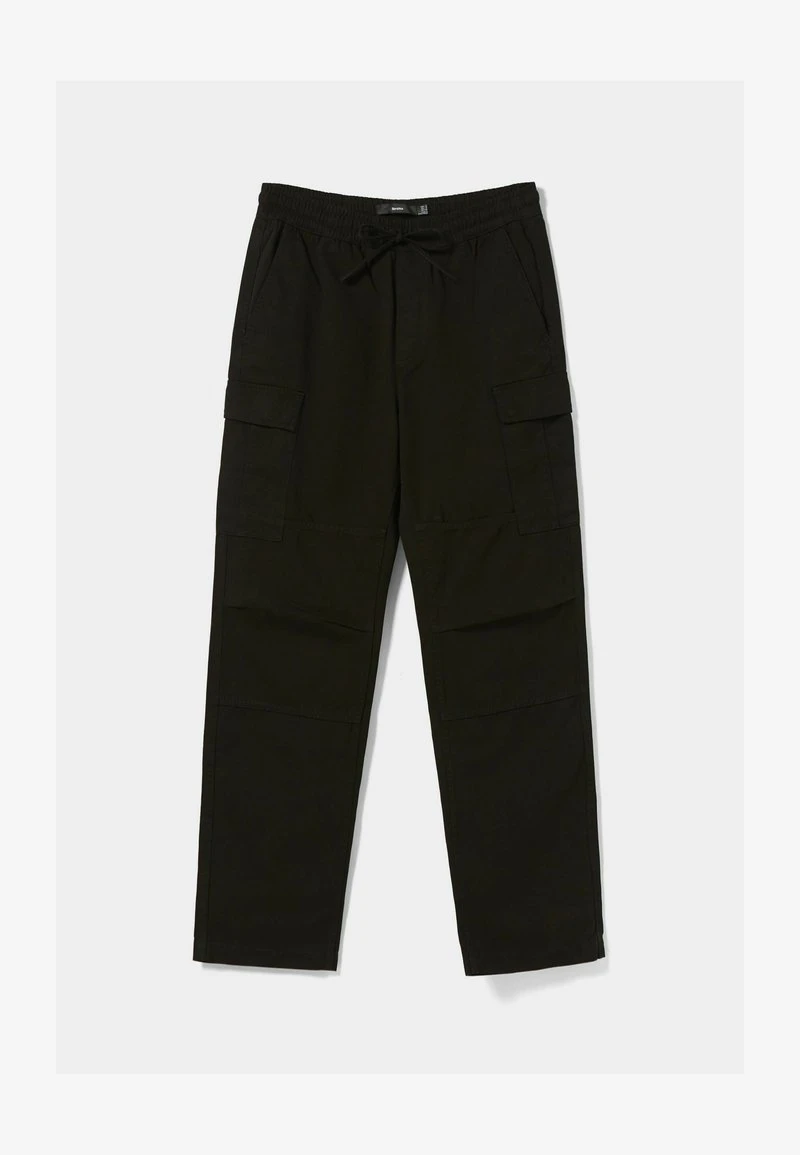 BERSHKA REGULAR FIT - Cargohose - Black 6 BERSHKA REGULAR FIT - Cargohose - Black – Bild 4