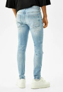 BERSHKA RIPPED - Jeans Skinny Fit - Lightblue Denim 10 BERSHKA RIPPED - Jeans Skinny Fit - Lightblue Denim -Bershka Verkaufsgeschäft 76fa8c0570744c8bb5e1f15926975e69