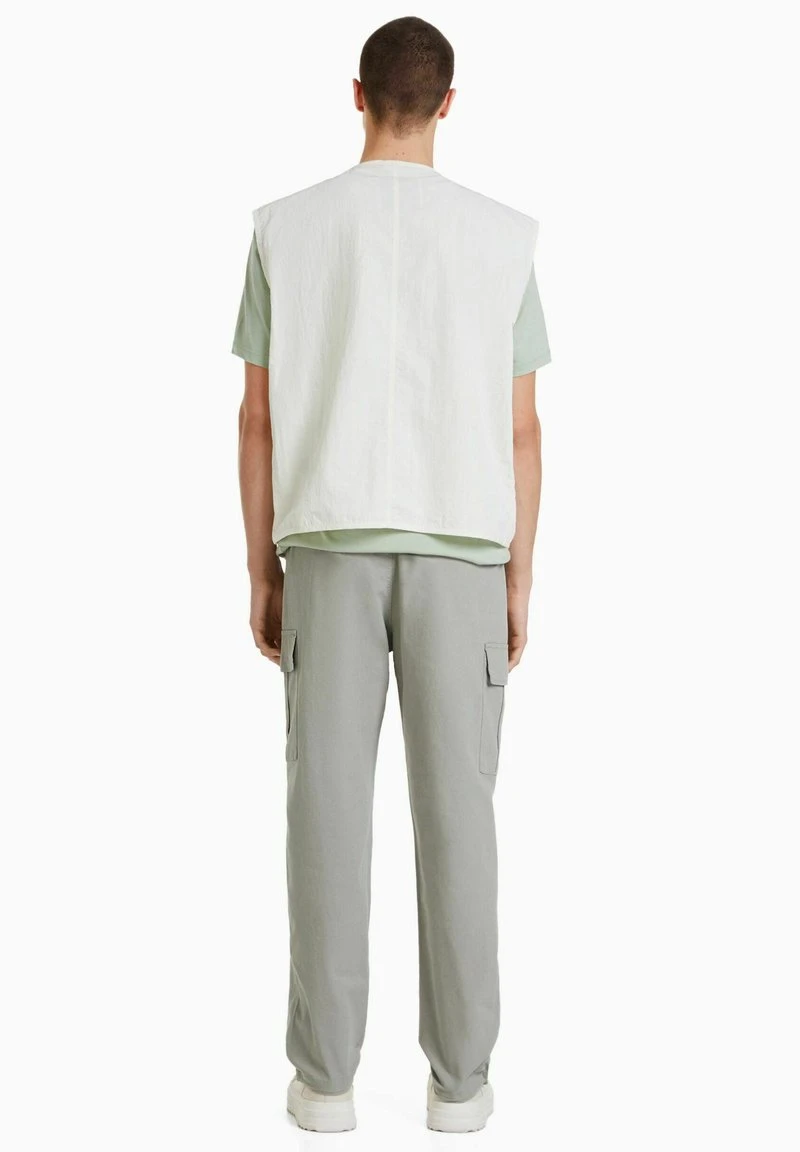 BERSHKA STOPPERS - Cargohose - Grey 5 BERSHKA STOPPERS - Cargohose - Grey – Bild 3