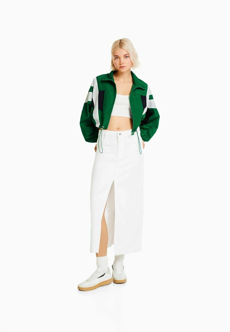 BERSHKA CROPPED - Leichte Jacke - Evergreen 4 BERSHKA CROPPED - Leichte Jacke - Evergreen – Bild 2