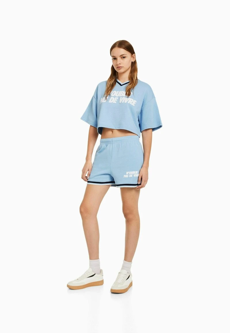 BERSHKA WITH TRIMS - Jogginghose - Light Blue 4 BERSHKA WITH TRIMS - Jogginghose - Light Blue – Bild 2