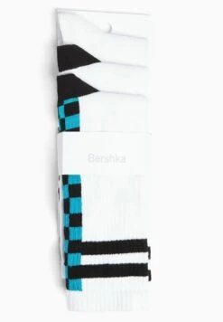 BERSHKA CHECKERBOARD PRINT PACK - Socken - Off White 12 BERSHKA CHECKERBOARD PRINT PACK - Socken - Off White -Bershka Verkaufsgeschäft 7942634bd20d4f188203abe13b604b5f