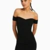 BERSHKA CORSET NECKLINE - Etuikleid - Black -Bershka Verkaufsgeschäft 7b5fef8201244b67af9642fe59acbf64