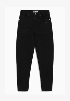 BERSHKA COMFORT FIT- MOM - Jeans Straight Leg - Black -Bershka Verkaufsgeschäft 7bda3ed4add848fe97f2133eb644cea4