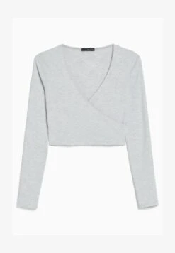 BERSHKA CROSSOVER - Langarmshirt - Mottled Grey 12 BERSHKA CROSSOVER - Langarmshirt - Mottled Grey -Bershka Verkaufsgeschäft 7ce36aaf31e546e4b4f5b2023db13a21
