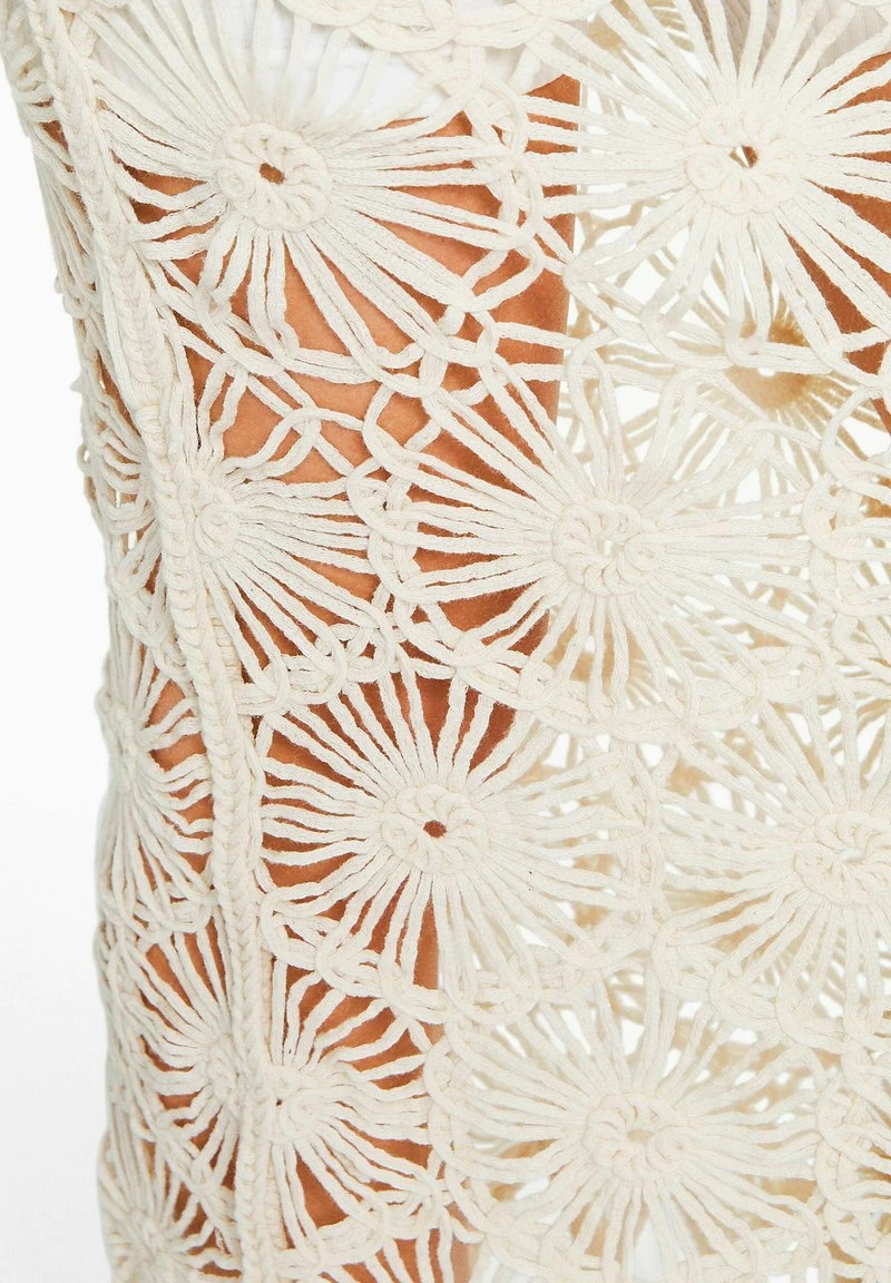 BERSHKA MACRAMÉ - MIDI - Maxirock - Beige 7 BERSHKA MACRAMÉ - MIDI - Maxirock - Beige – Bild 5