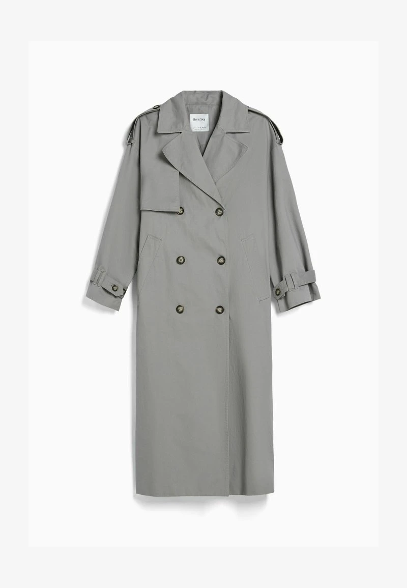 BERSHKA Trenchcoat - Grey 7 BERSHKA Trenchcoat - Grey – Bild 5