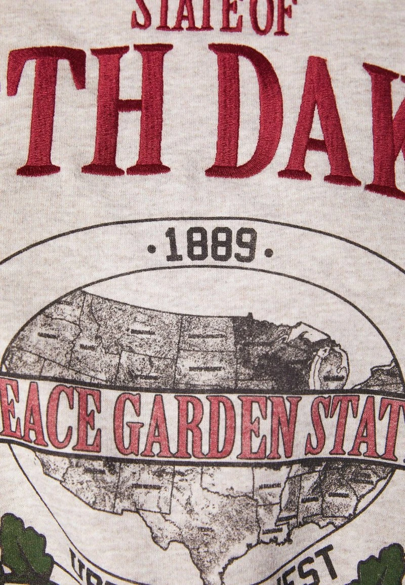 BERSHKA EMBROIDERED - Sweatshirt - Sand 8 BERSHKA EMBROIDERED - Sweatshirt - Sand – Bild 6