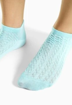 BERSHKA TEXTURED 3 PACK - Socken - Blue