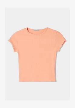 BERSHKA SHORT SLEEVE - T-Shirt Basic - Orange -Bershka Verkaufsgeschäft 80686acaaad040e7893fde0377670d44