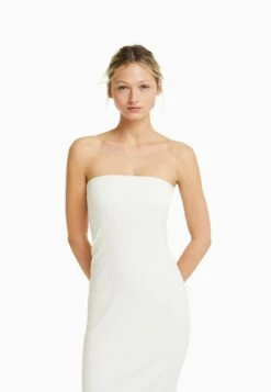 BERSHKA LONG - Maxikleid - White 10 BERSHKA LONG - Maxikleid - White -Bershka Verkaufsgeschäft 80809e8f1cdf44c6aa784c23b8a87a8c