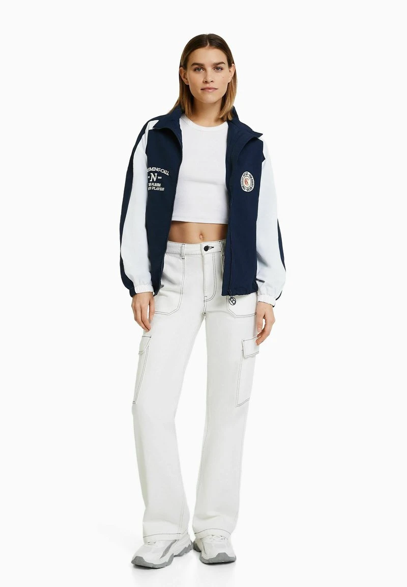 BERSHKA CONTRAST - Leichte Jacke - Royal Blue 4 BERSHKA CONTRAST - Leichte Jacke - Royal Blue – Bild 2