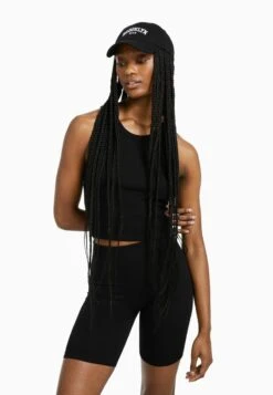 BERSHKA SEAMLESS - Tights - Black