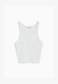 BERSHKA SLEEVELESS - Top - White 13 BERSHKA SLEEVELESS - Top - White -Bershka Verkaufsgeschäft 833aa59520c94916b20f8cc32f3b40e5