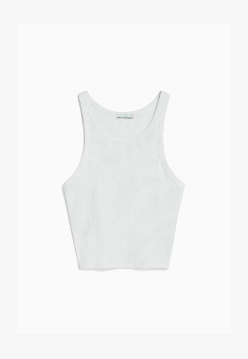 BERSHKA SLEEVELESS - Top - White 8 BERSHKA SLEEVELESS - Top - White – Bild 6