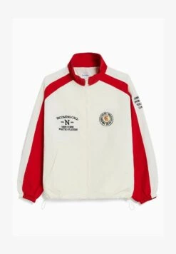 BERSHKA CONTRAST - Leichte Jacke - Red -Bershka Verkaufsgeschäft 83e7f26fbc664a9a9327ba6a8bc558ba