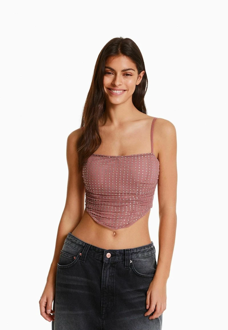 BERSHKA Bluse - Pink 3 BERSHKA Bluse - Pink