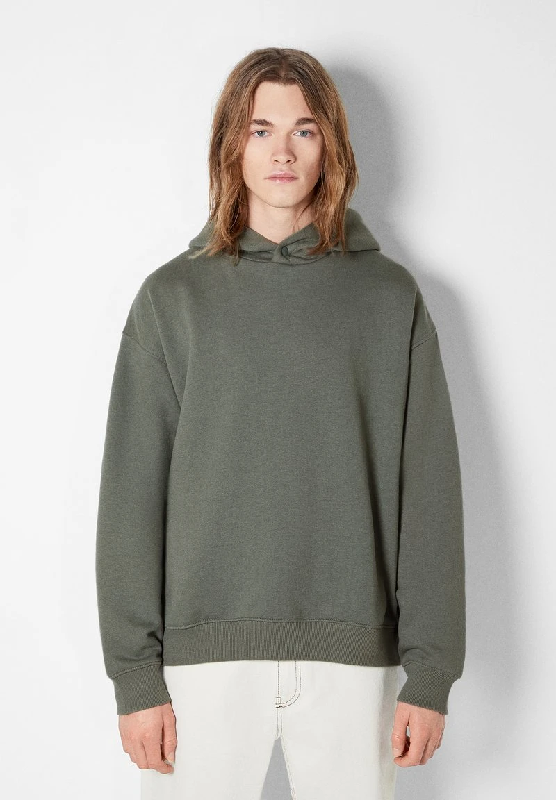 BERSHKA BOXY 07643127 - Kapuzenpullover - Khaki 3 BERSHKA BOXY 07643127 - Kapuzenpullover - Khaki