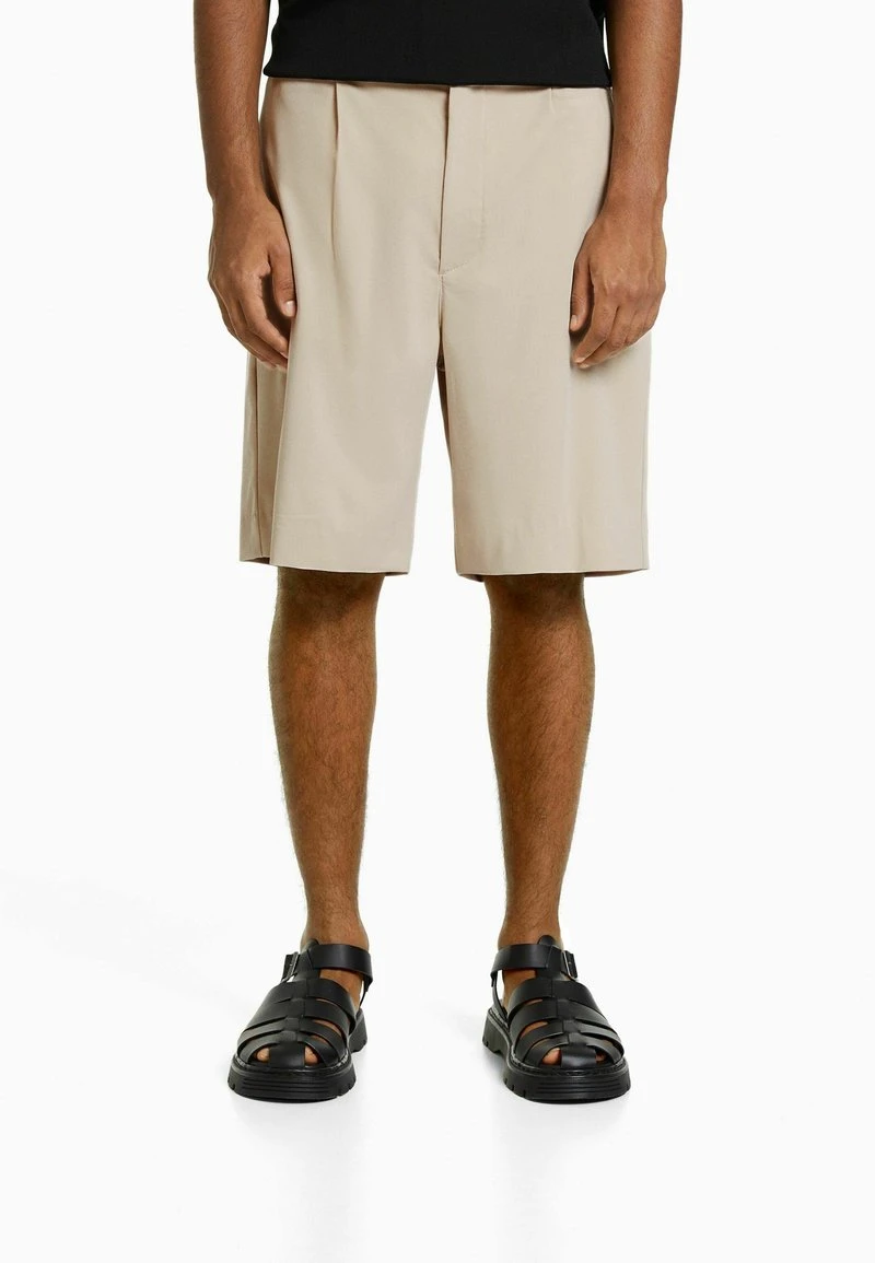 BERSHKA TAILORED - BERMUDA - Shorts - Sand 3 BERSHKA TAILORED - BERMUDA - Shorts - Sand