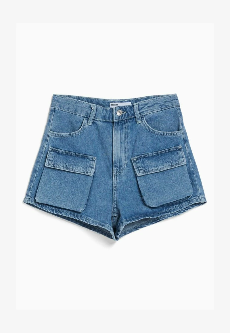 BERSHKA CARGO - Jeans Shorts - Light Blue Denim 8 BERSHKA CARGO - Jeans Shorts - Light Blue Denim – Bild 6
