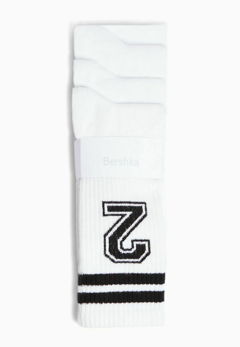 BERSHKA 3 PACK - Socken - Off White 7 BERSHKA 3 PACK - Socken - Off White – Bild 5