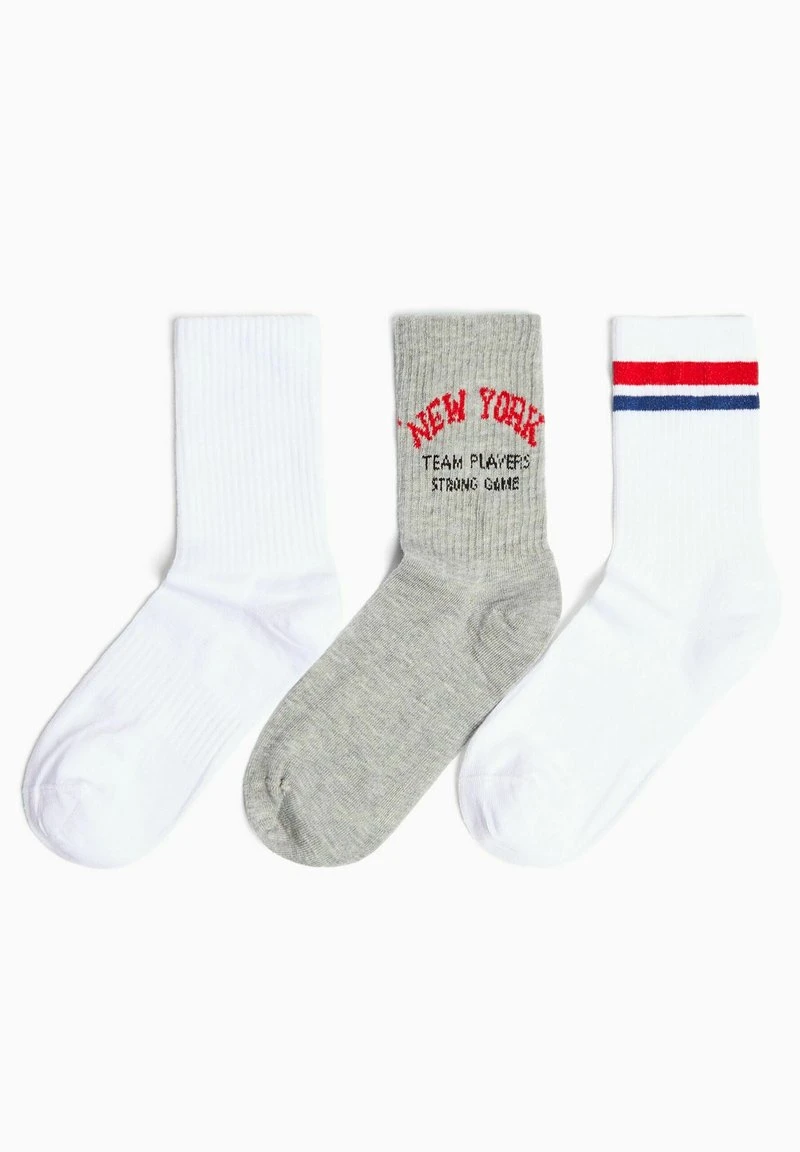 BERSHKA VARSITY SET 03644723 - Socken - Grey 8 BERSHKA VARSITY SET 03644723 - Socken - Grey – Bild 6