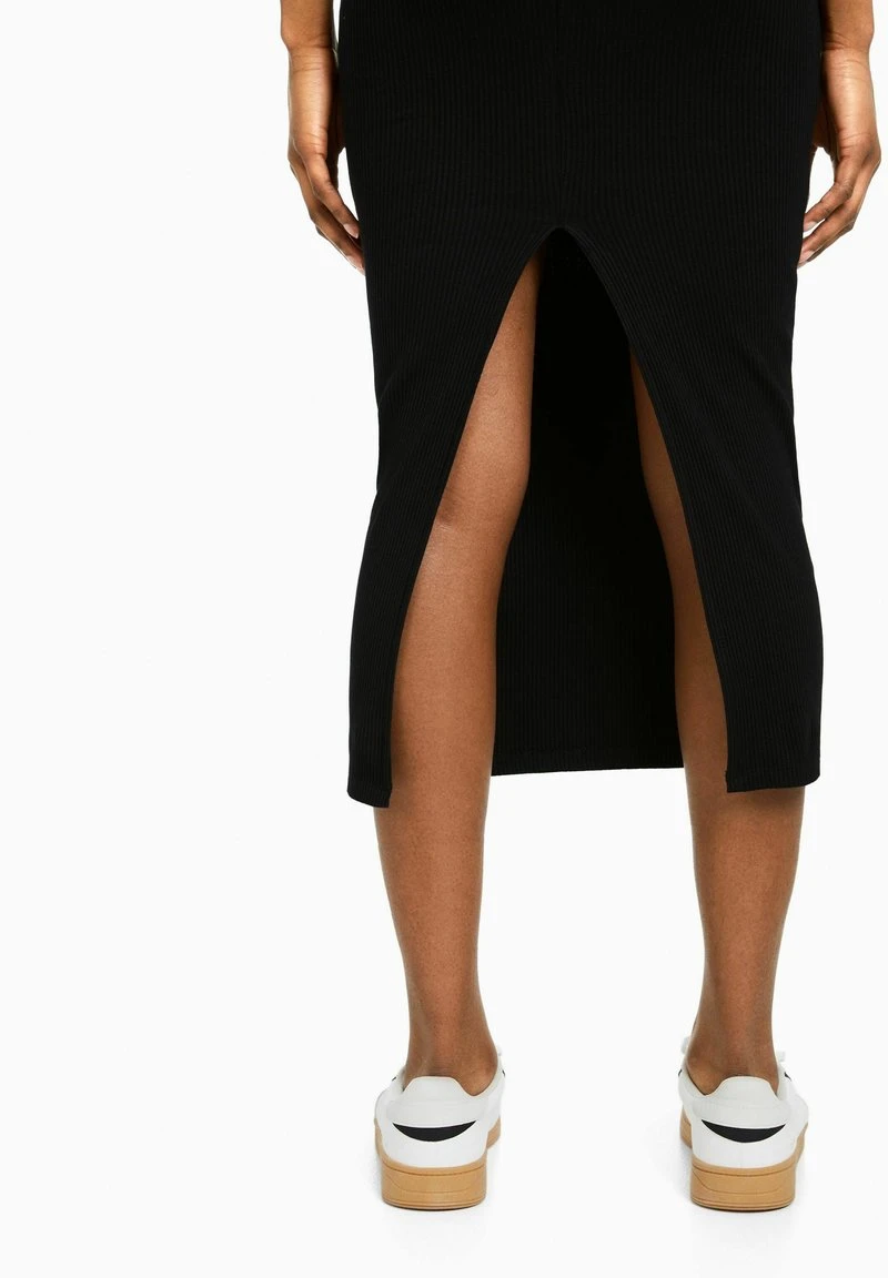 BERSHKA MIDI - Etuikleid - Black 5 BERSHKA MIDI - Etuikleid - Black – Bild 3