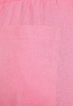 BERSHKA WIDE LEG STRAIGHT FIT WITH GATHERED WAIST - Stoffhose - Pink -Bershka Verkaufsgeschäft 8e4d9b630a8040268d9025e3b65056d0