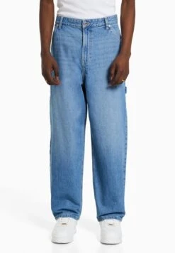 BERSHKA CARPENTER - Jeans Relaxed Fit - Light Blue Denim 10 BERSHKA CARPENTER - Jeans Relaxed Fit - Light Blue Denim -Bershka Verkaufsgeschäft 8f3ce5e2891143a2bf75a07cc369c41f