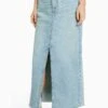 BERSHKA Maxirock - Light-blue Denim 1 BERSHKA Maxirock - Light-blue Denim -Bershka Verkaufsgeschäft 8f8d01d614e145978d58c541e0d1adf2