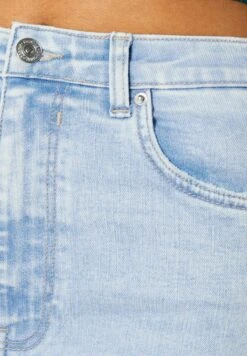 BERSHKA HIGH WAIST - Jeans Skinny Fit - Blue -Bershka Verkaufsgeschäft 901212189bb64929992cc3f941a09bf8