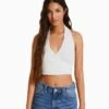BERSHKA HALTERNECK - Top - White 2 BERSHKA HALTERNECK - Top - White -Bershka Verkaufsgeschäft 90752ef4bf7942d3ba1ed28736131a9e