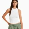 BERSHKA Top - Off White 2 BERSHKA Top - Off White -Bershka Verkaufsgeschäft 94117fbf607940128511be59543d088a