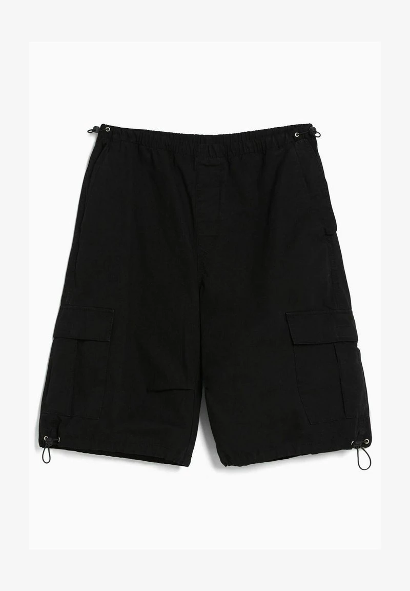 BERSHKA PARACHUTE - Shorts - Black 6 BERSHKA PARACHUTE - Shorts - Black – Bild 4