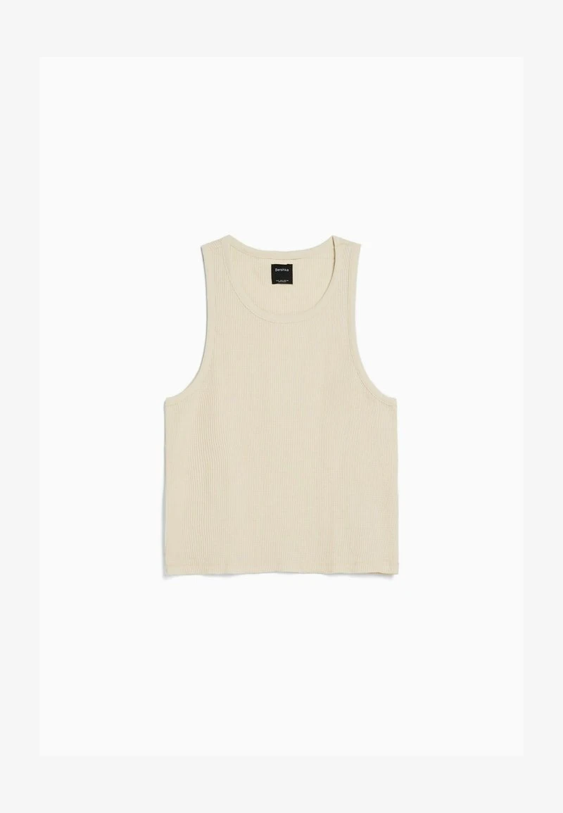 BERSHKA SLEEVELESS WORKER - Top - White 7 BERSHKA SLEEVELESS WORKER - Top - White – Bild 5
