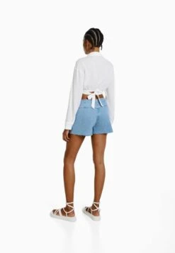 BERSHKA KNOTTED - Wickelrock - Light Blue Denim 10 BERSHKA KNOTTED - Wickelrock - Light Blue Denim -Bershka Verkaufsgeschäft 972770c2449a4f3b8fc7ee8a2bb21075