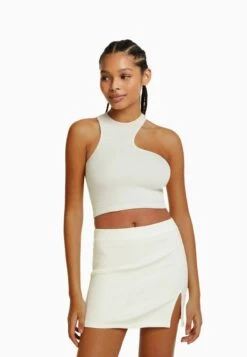 BERSHKA Minirock - Beige