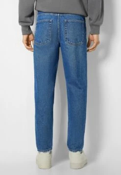 BERSHKA VINTAGE - Jeans Straight Leg - Dark Blue -Bershka Verkaufsgeschäft 984be5a1e9334ac98146af71c0aba505