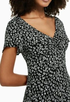 BERSHKA VOLUMINOUS MINI SHORT SLEEVE - Freizeitkleid - Black 11 BERSHKA VOLUMINOUS MINI SHORT SLEEVE - Freizeitkleid - Black -Bershka Verkaufsgeschäft 994f4b872ba444bb9a8f5eac0da414f0