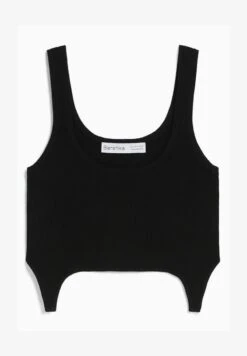 BERSHKA STRAPPY - Top - Black -Bershka Verkaufsgeschäft 9bb2e1ccfe86440d99c869ba081a5216