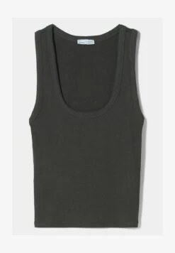 BERSHKA SLEEVELESS - Top - Dark Grey -Bershka Verkaufsgeschäft 9ecf56fd1df74446b028f58637412c00