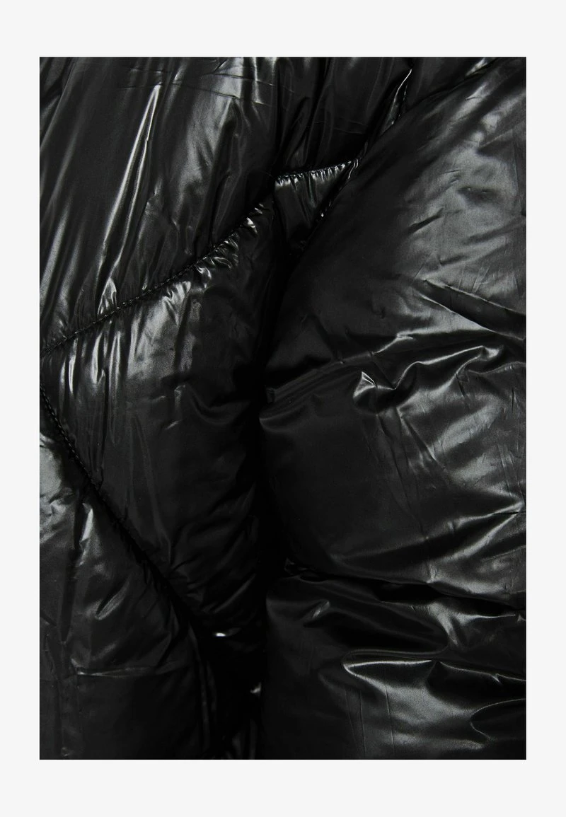 BERSHKA Wintermantel - Black 7 BERSHKA Wintermantel - Black – Bild 5