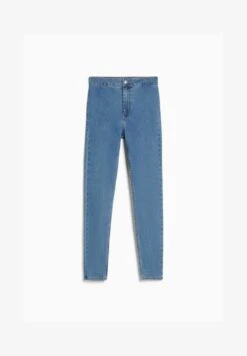 BERSHKA SUPER HIGH WAIST JEGGING - Jeans Skinny Fit - Light Blue Denim -Bershka Verkaufsgeschäft a0bc2dfd1d5e488284482941b4977462